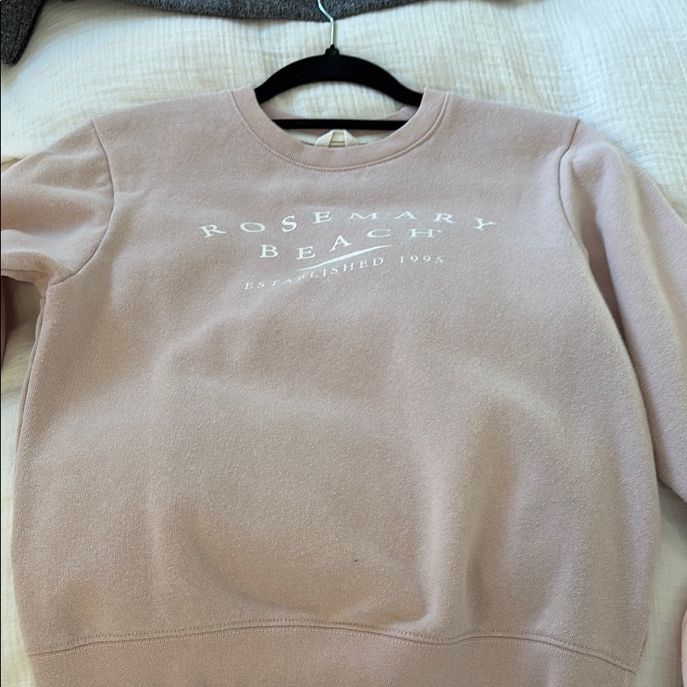 Rosemary Beach Pink Sweatshirt